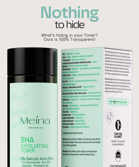 2% BHA Peeling Toner mit Zink