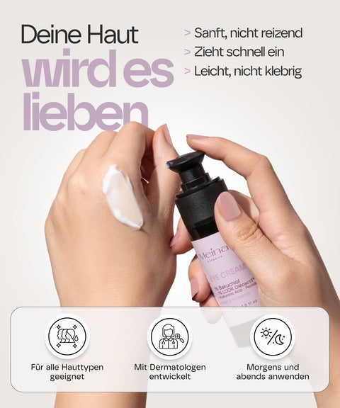 Bakuchiol Augencreme mit Peptiden