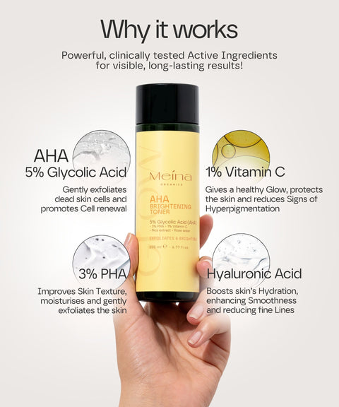 Glow Brightening Toner with AHA