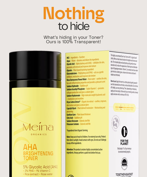 Glow Brightening Toner with AHA