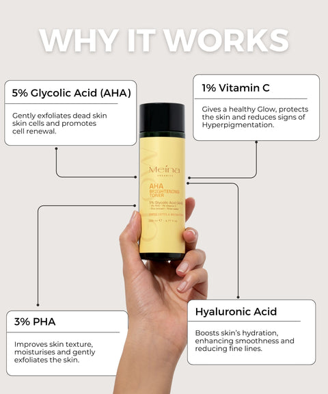 Glow Brightening Toner with AHA 